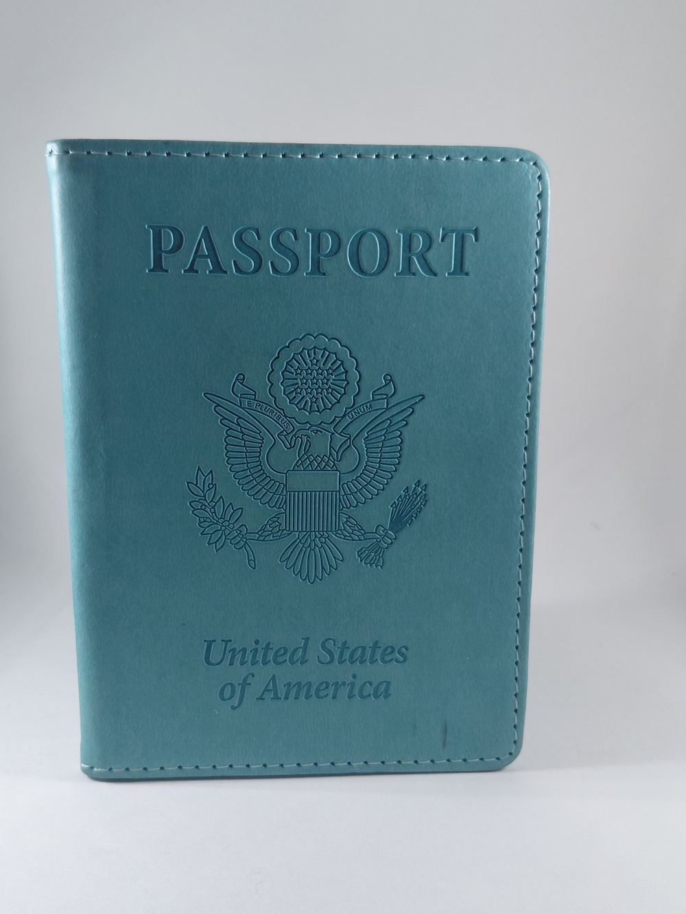 Passport Holder Cover - Teal Travel Wallet